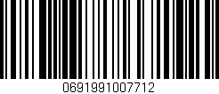 Código de barras (EAN, GTIN, SKU, ISBN): '0691991007712'