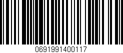 Código de barras (EAN, GTIN, SKU, ISBN): '0691991400117'