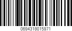 Código de barras (EAN, GTIN, SKU, ISBN): '0694318015971'