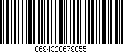 Código de barras (EAN, GTIN, SKU, ISBN): '0694320679055'