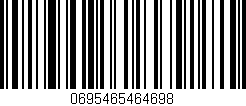 Código de barras (EAN, GTIN, SKU, ISBN): '0695465464698'