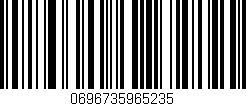 Código de barras (EAN, GTIN, SKU, ISBN): '0696735965235'
