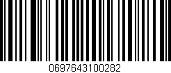 Código de barras (EAN, GTIN, SKU, ISBN): '0697643100282'