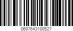 Código de barras (EAN, GTIN, SKU, ISBN): '0697643100527'