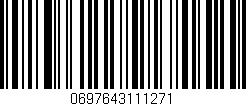 Código de barras (EAN, GTIN, SKU, ISBN): '0697643111271'