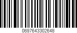 Código de barras (EAN, GTIN, SKU, ISBN): '0697643302648'