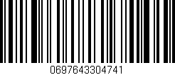 Código de barras (EAN, GTIN, SKU, ISBN): '0697643304741'