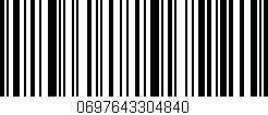 Código de barras (EAN, GTIN, SKU, ISBN): '0697643304840'