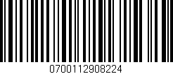 Código de barras (EAN, GTIN, SKU, ISBN): '0700112908224'