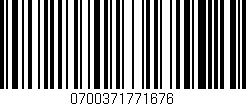 Código de barras (EAN, GTIN, SKU, ISBN): '0700371771676'