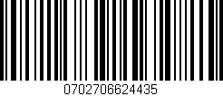 Código de barras (EAN, GTIN, SKU, ISBN): '0702706624435'