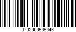Código de barras (EAN, GTIN, SKU, ISBN): '0703303585846'