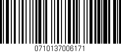 Código de barras (EAN, GTIN, SKU, ISBN): '0710137006171'