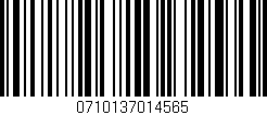 Código de barras (EAN, GTIN, SKU, ISBN): '0710137014565'