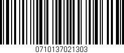 Código de barras (EAN, GTIN, SKU, ISBN): '0710137021303'