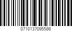 Código de barras (EAN, GTIN, SKU, ISBN): '0710137095588'