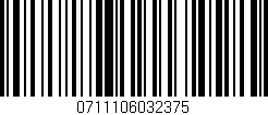 Código de barras (EAN, GTIN, SKU, ISBN): '0711106032375'