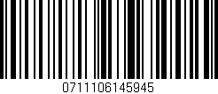 Código de barras (EAN, GTIN, SKU, ISBN): '0711106145945'