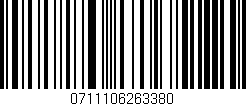 Código de barras (EAN, GTIN, SKU, ISBN): '0711106263380'