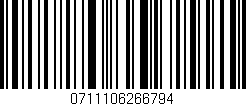 Código de barras (EAN, GTIN, SKU, ISBN): '0711106266794'