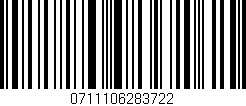 Código de barras (EAN, GTIN, SKU, ISBN): '0711106283722'