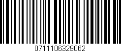 Código de barras (EAN, GTIN, SKU, ISBN): '0711106329062'