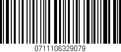 Código de barras (EAN, GTIN, SKU, ISBN): '0711106329079'