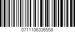Código de barras (EAN, GTIN, SKU, ISBN): '0711106336558'