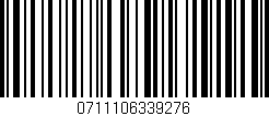Código de barras (EAN, GTIN, SKU, ISBN): '0711106339276'