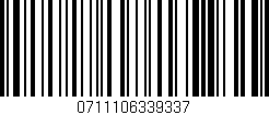 Código de barras (EAN, GTIN, SKU, ISBN): '0711106339337'