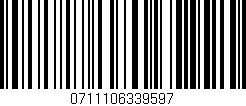 Código de barras (EAN, GTIN, SKU, ISBN): '0711106339597'