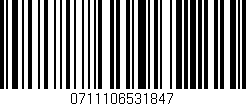 Código de barras (EAN, GTIN, SKU, ISBN): '0711106531847'