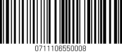 Código de barras (EAN, GTIN, SKU, ISBN): '0711106550008'