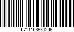 Código de barras (EAN, GTIN, SKU, ISBN): '0711106550336'