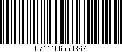 Código de barras (EAN, GTIN, SKU, ISBN): '0711106550367'