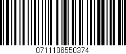 Código de barras (EAN, GTIN, SKU, ISBN): '0711106550374'