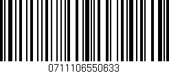 Código de barras (EAN, GTIN, SKU, ISBN): '0711106550633'