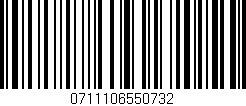Código de barras (EAN, GTIN, SKU, ISBN): '0711106550732'