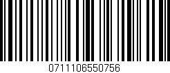 Código de barras (EAN, GTIN, SKU, ISBN): '0711106550756'