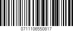 Código de barras (EAN, GTIN, SKU, ISBN): '0711106550817'