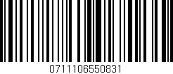 Código de barras (EAN, GTIN, SKU, ISBN): '0711106550831'