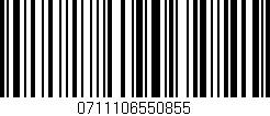 Código de barras (EAN, GTIN, SKU, ISBN): '0711106550855'