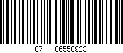 Código de barras (EAN, GTIN, SKU, ISBN): '0711106550923'
