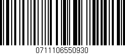 Código de barras (EAN, GTIN, SKU, ISBN): '0711106550930'