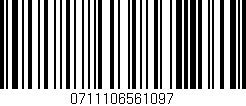 Código de barras (EAN, GTIN, SKU, ISBN): '0711106561097'