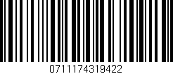 Código de barras (EAN, GTIN, SKU, ISBN): '0711174319422'