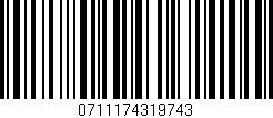 Código de barras (EAN, GTIN, SKU, ISBN): '0711174319743'