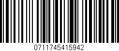 Código de barras (EAN, GTIN, SKU, ISBN): '0711745415942'