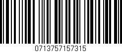 Código de barras (EAN, GTIN, SKU, ISBN): '0713757157315'