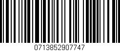 Código de barras (EAN, GTIN, SKU, ISBN): '0713852907747'